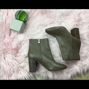 AG Leather heel ankle boots